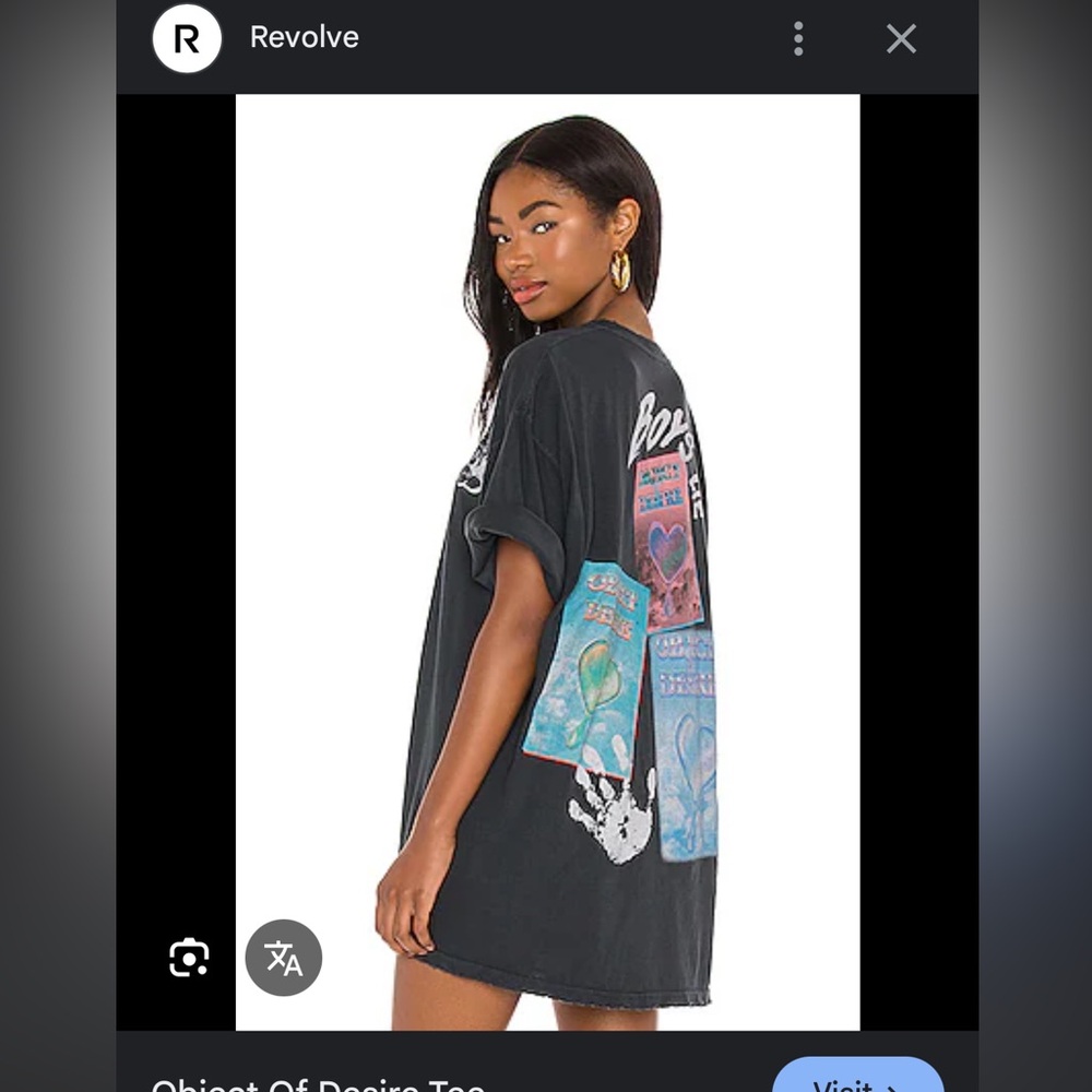 Revolve Boys Lie Object of Desire Tee in Black